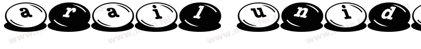 Arail unidode MS字体转换